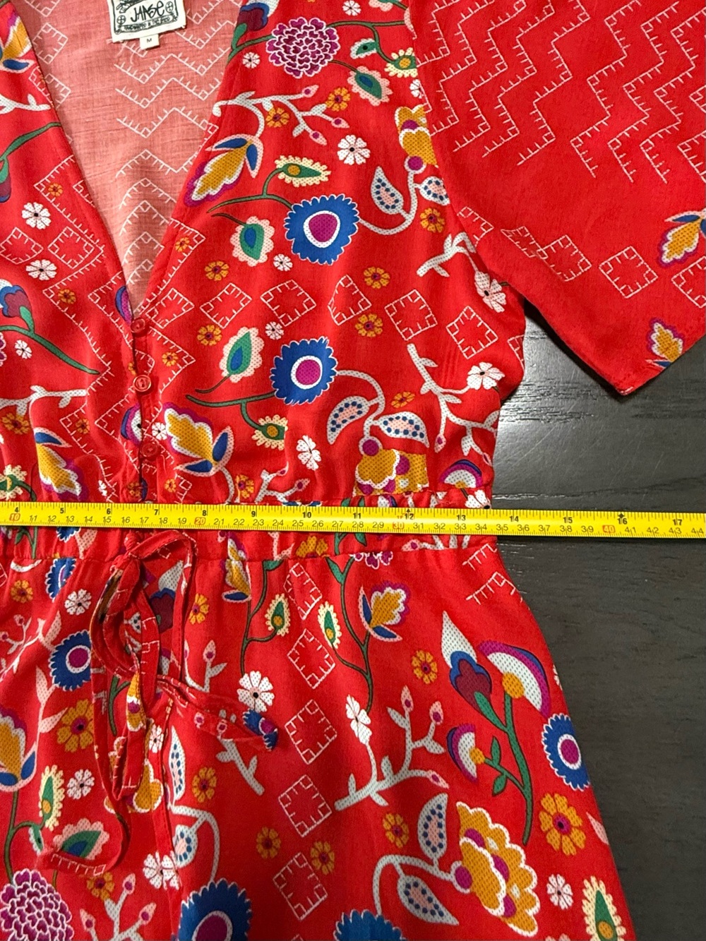 JAASE ANTHROPOLOGIE Maxi Dress Sz M Sweet Escape Ashland Boho Hippie Cottage - Picture 8 of 12